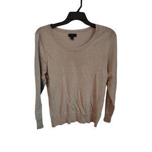 Worthington Tan Sparkle‎ Crew Neck Knit Sweater 1X